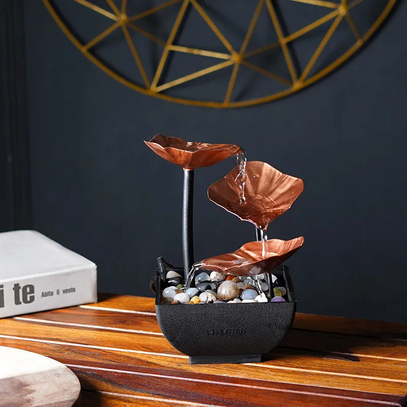 Lily Flow Table Top Fountain - Copper media 3