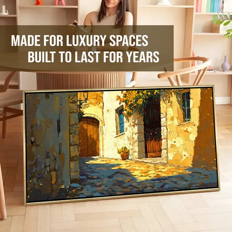 Masonry Canvas Wall Painting With Frame media 7