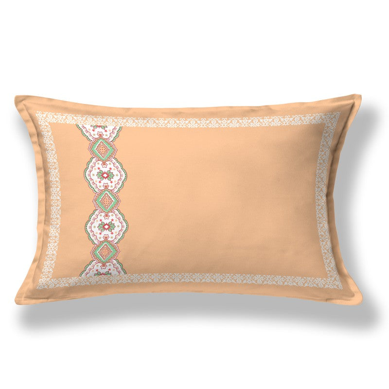 OpulentRest Cotton Bedsheet (Peach) - 180 TC media 4