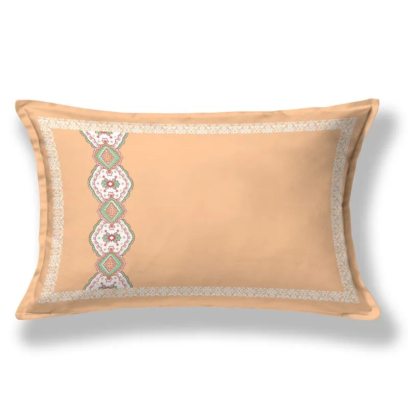 OpulentRest Cotton Bedsheet (Peach) - 180 TC media 4