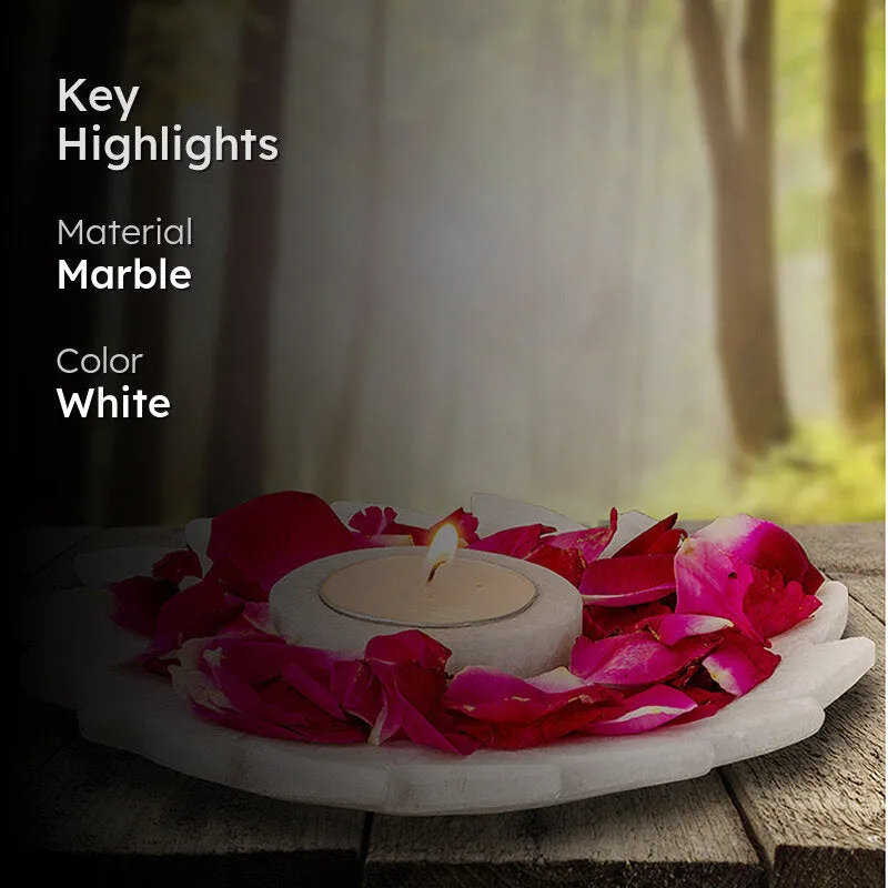 Lustre Wick Marble Candle Holder media 2