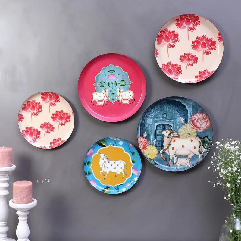 Nandi Beauty Wall Plate - Set Of Five media 1