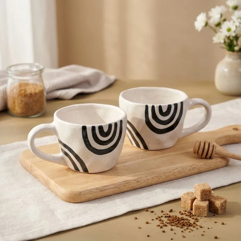 Sip Ceramic Tea Cup (240 mL Each) - Set Of Two media 1