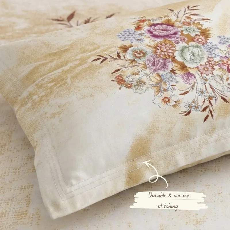 Bloom Charm Printed Bedsheet - 180 GSM media 6