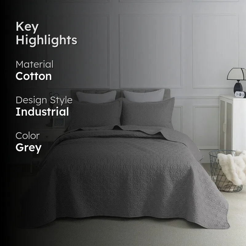 Deep Charcoal Bed Cover media 2