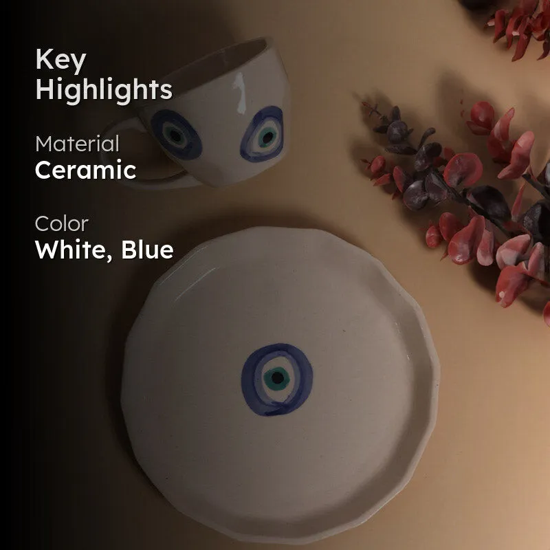Evil Eye Cup & Snack Plate - Two Piece Set media 2