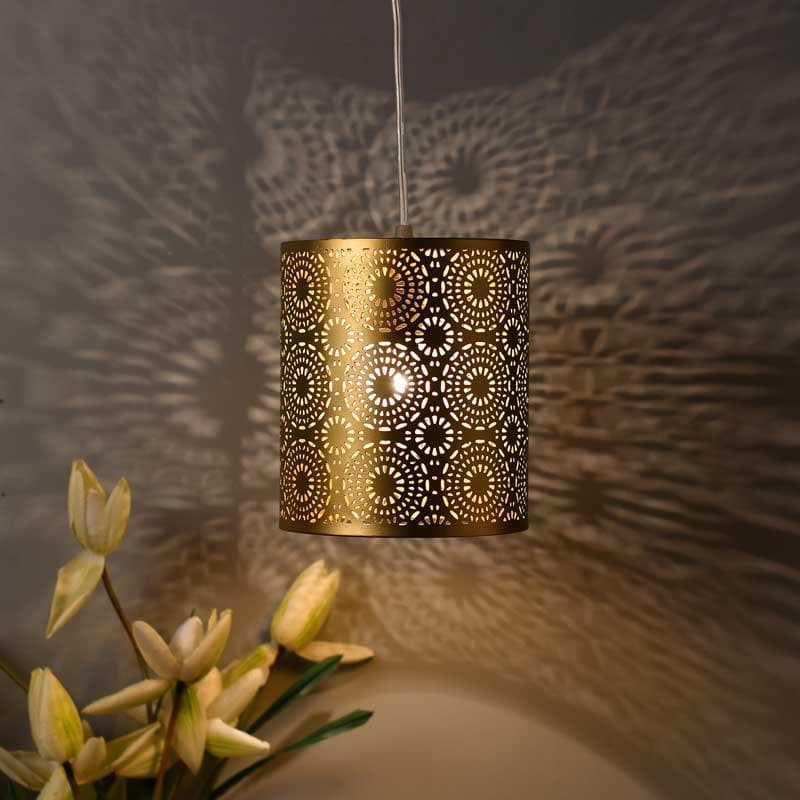 Enlightened Cylindrical Metal Ceiling Lamp