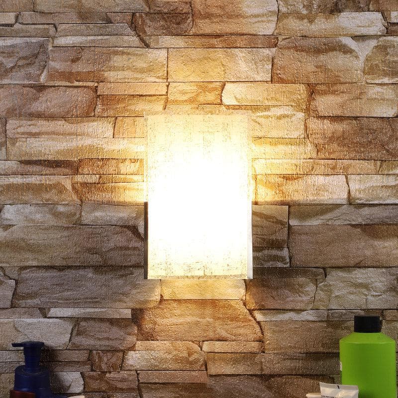 Jiba Glass & Iron Wall Lamp