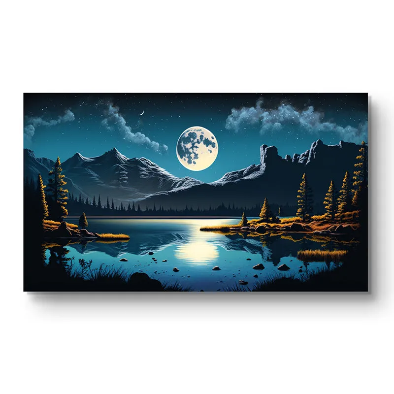 Moonkissed Canvas Wall Painting media 3