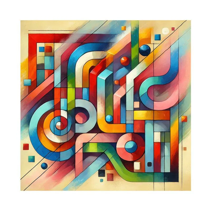 Winding Ways Wall Painting media 4