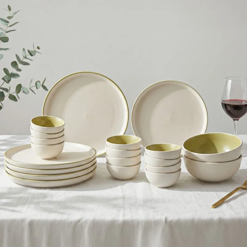 Aarunya Ceramic Dinner Set - 20 Piece Set media 1