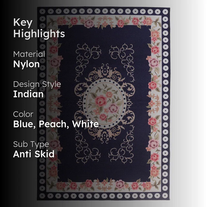 Floral Paradise Anti-Skid Carpet media 2