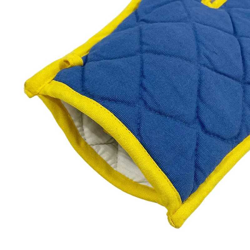 Swayam Teplo Kitchen Gloves (Royal Blue & Yellow) - Set Of Two media 6