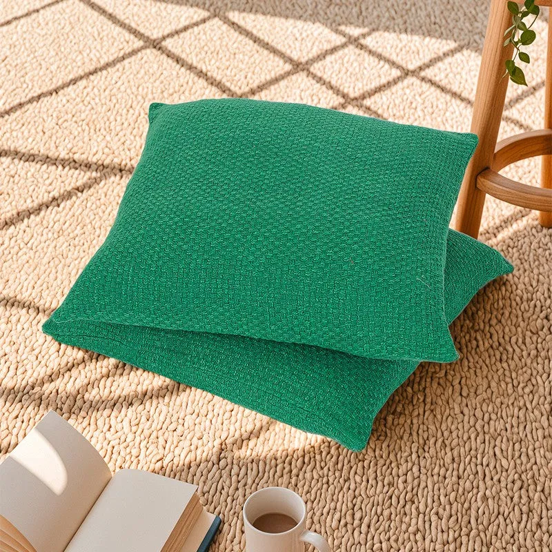 Lunara Haven Cushion Cover (Green) - Set Of Two media 1