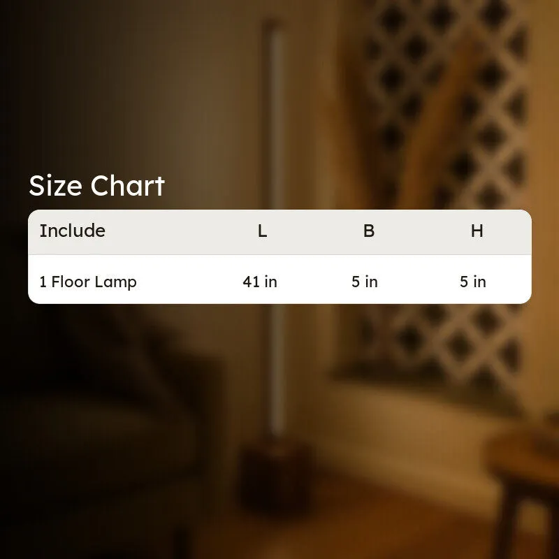 Slim Rose Wood LED Wooden Floor Lamp media 9