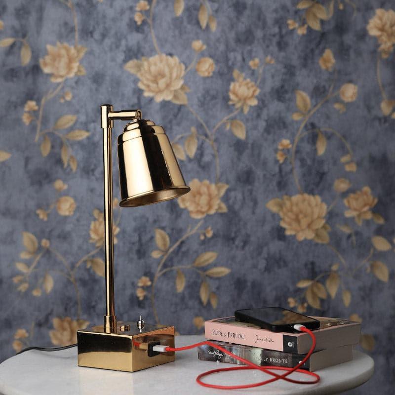 Holt Metal Table Lamp - Gold media 3