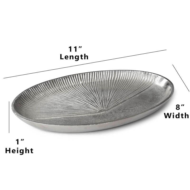 Regal Rays Silver Decorative Tray media 5