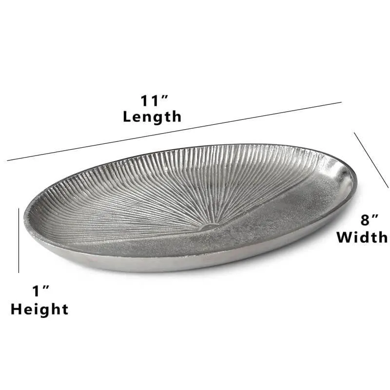 Regal Rays Silver Decorative Tray media 5