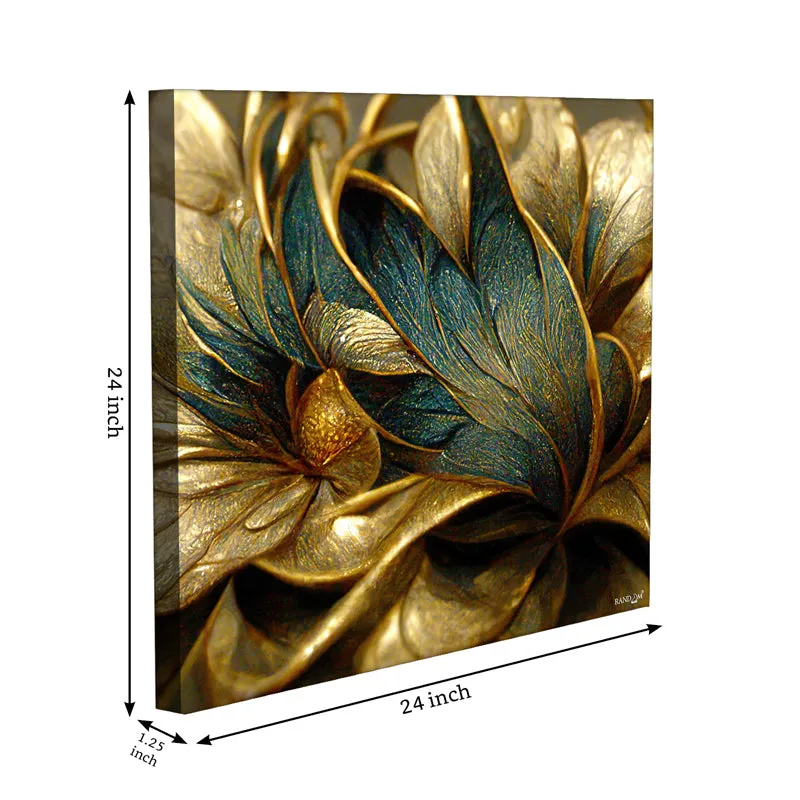 Auric Botanic I Wall Painting media 8