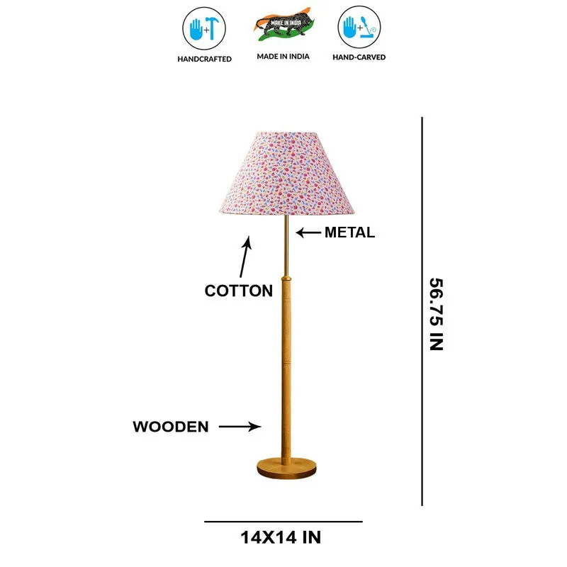 Retro Beam Wooden Floor Lamp - Multicolor media 7