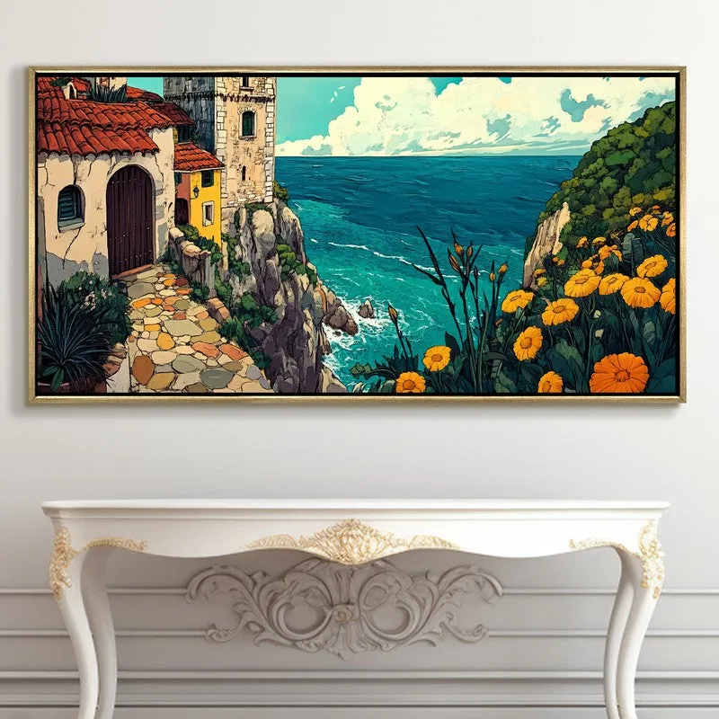 Belvedere Canvas Wall Painting With Frame media 5