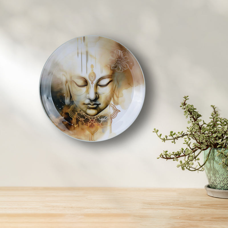 Serene Buddha Wall Plate