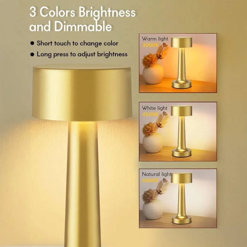 BrillianceFlex Metal Table Lamp - Gold media 4