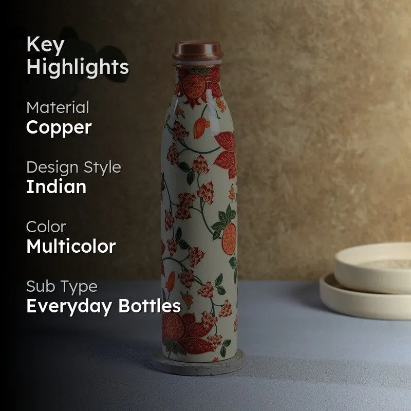 Blushed Orchard Copper Bottle - 950 mL media 2