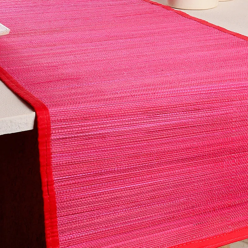 Woodland Nest Bamboo Table Runner - Pink media 4