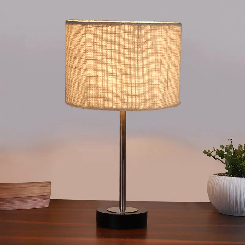 Sienna I Rodin Wooden Table Lamp - White,Silver,Black media 2