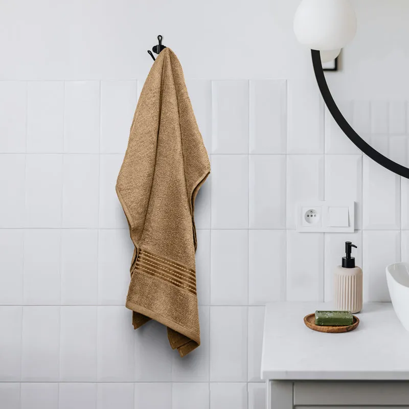 Micro Cotton LuxeDry Soothe Bath Towel - Brown media 1