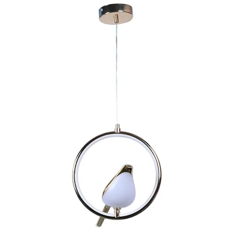 Avian Halo Iron Ceiling Lamp - Round media 7