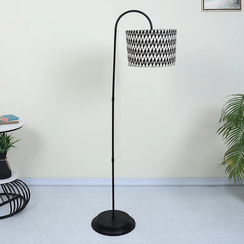 Chevronic Printed Arched Floor Lamp media 3