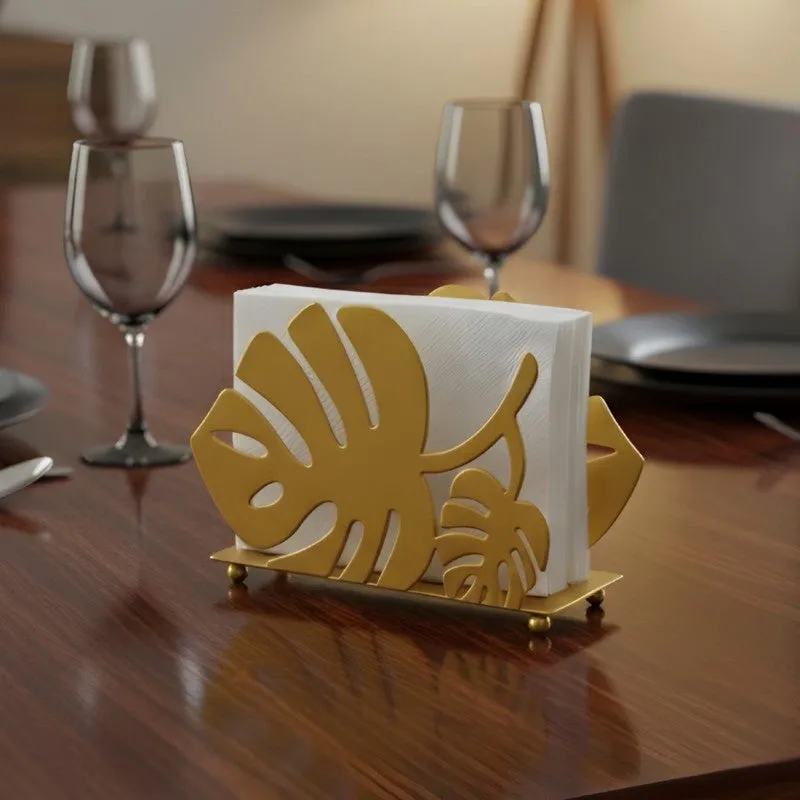 Safari Luxe Tissue Holder - Gold media 3