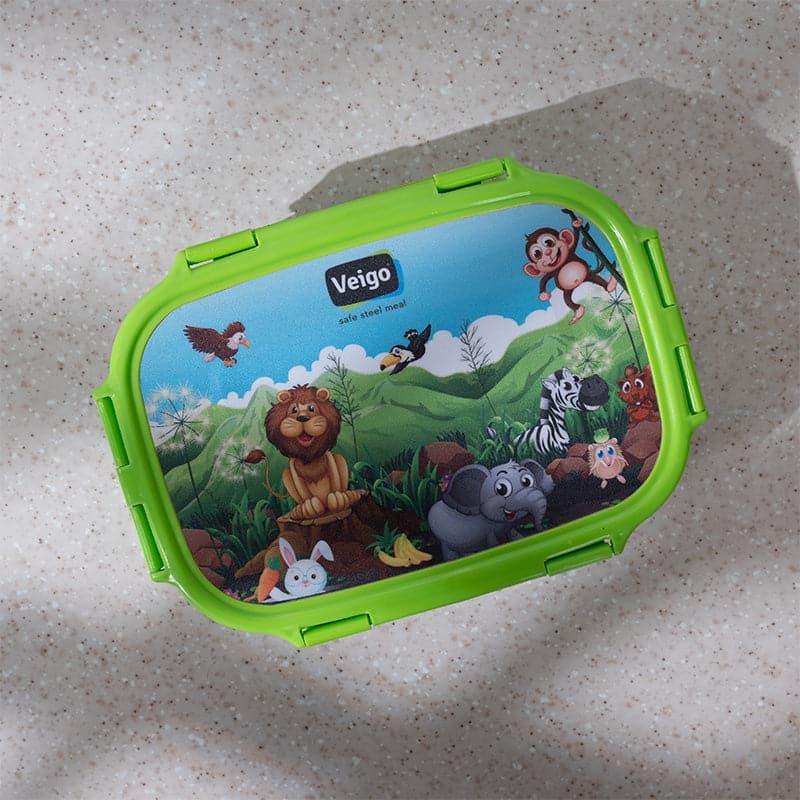 Jungle Holly Green Lunch Box (775/150 mL) - Two Piece Set media 5