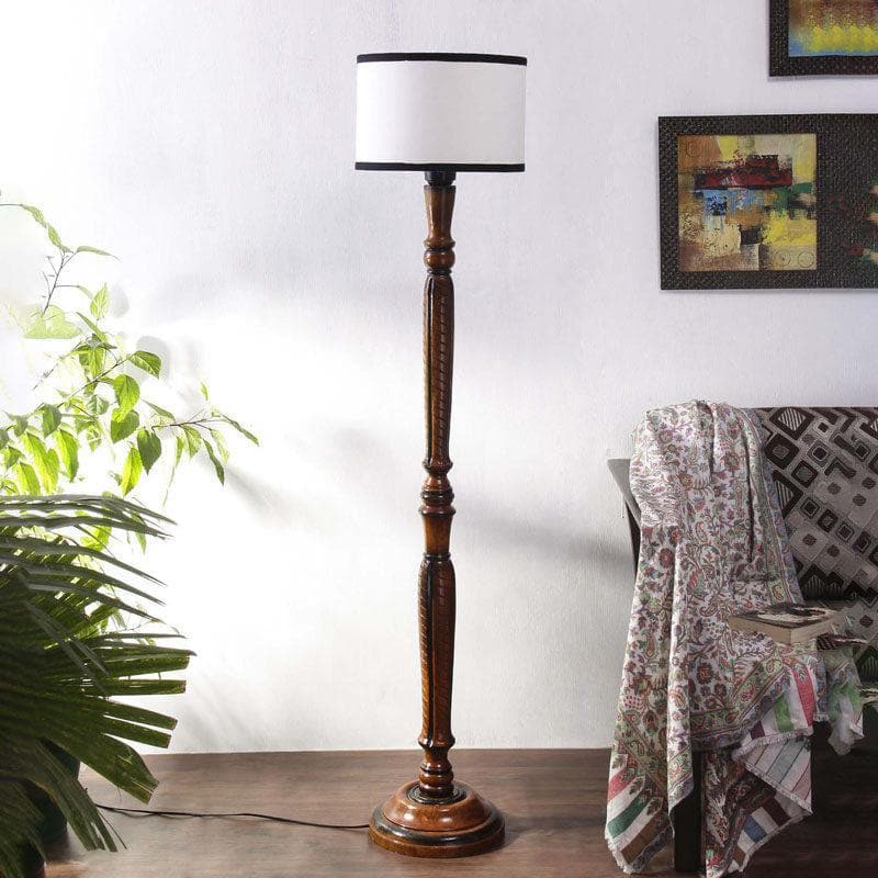 Old School Floor Lamp - White media 3