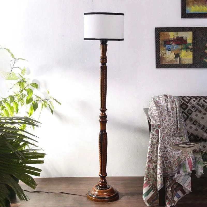 Old School Floor Lamp - White media 3