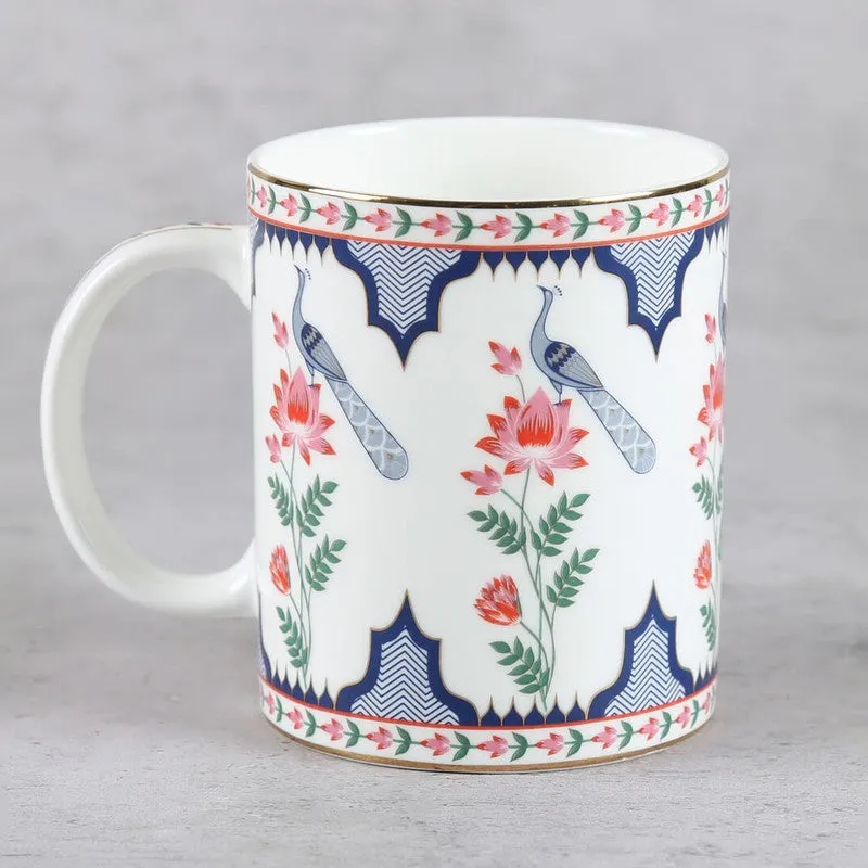 India Circus Circus Chevron Bone China Coffee Mug (360 mL Each) - Set Of Two media 3