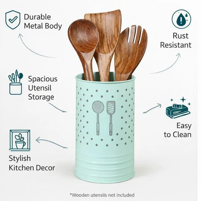 HomeSmart Sturdy Cutlery Stand - Blue media 5