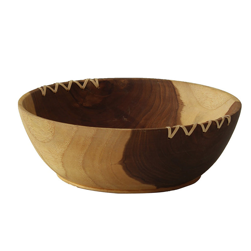 Timber Weave Wood Fruit Bowl media 5