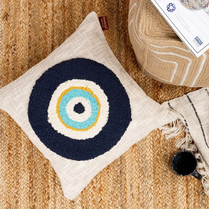 Eye of Peace Tufted Cushion Cover media 3