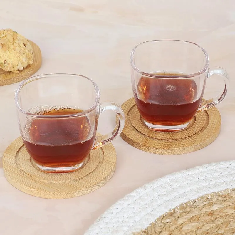 Berta Cup & Saucer (150 ML) - Four Piece Set - 3