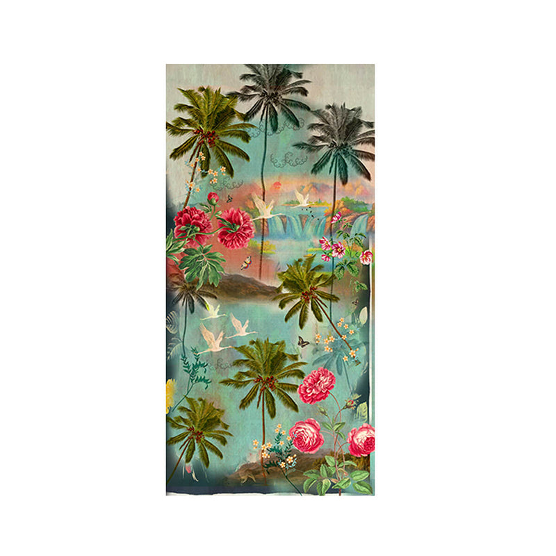 India Circus Vibrant Tropicals Canvas Wall Art - Set Of Three media 4