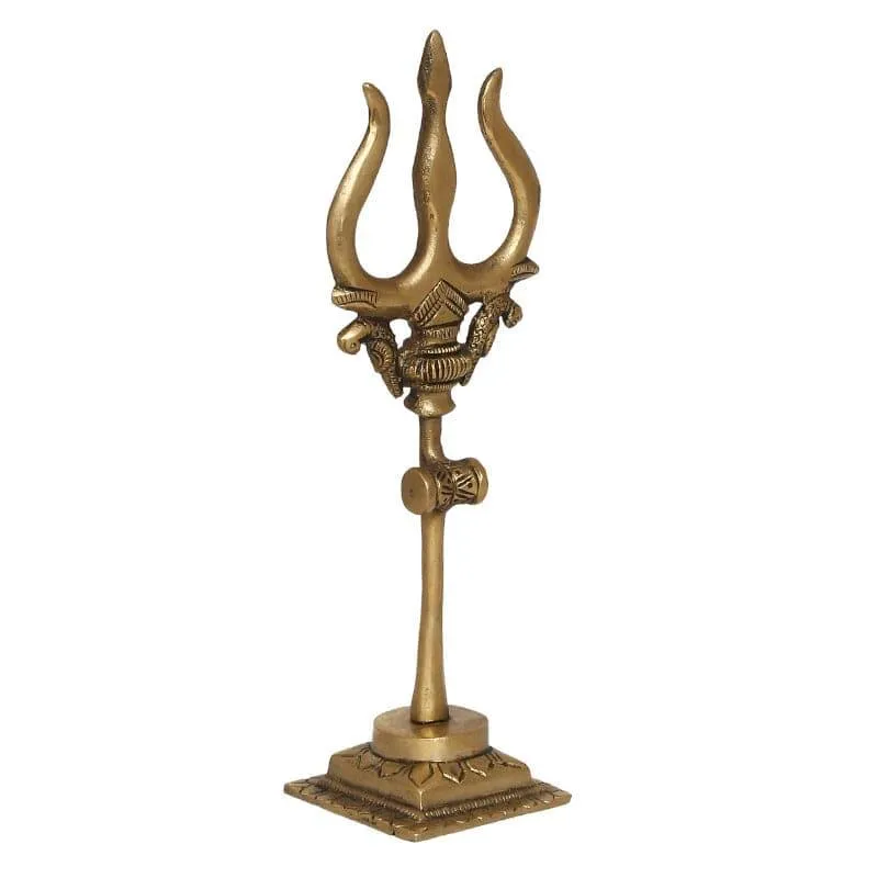 Brass Decorative Trishul Showpiece media 3