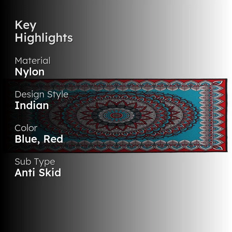 Samhara Nylon Runner Rug media 2