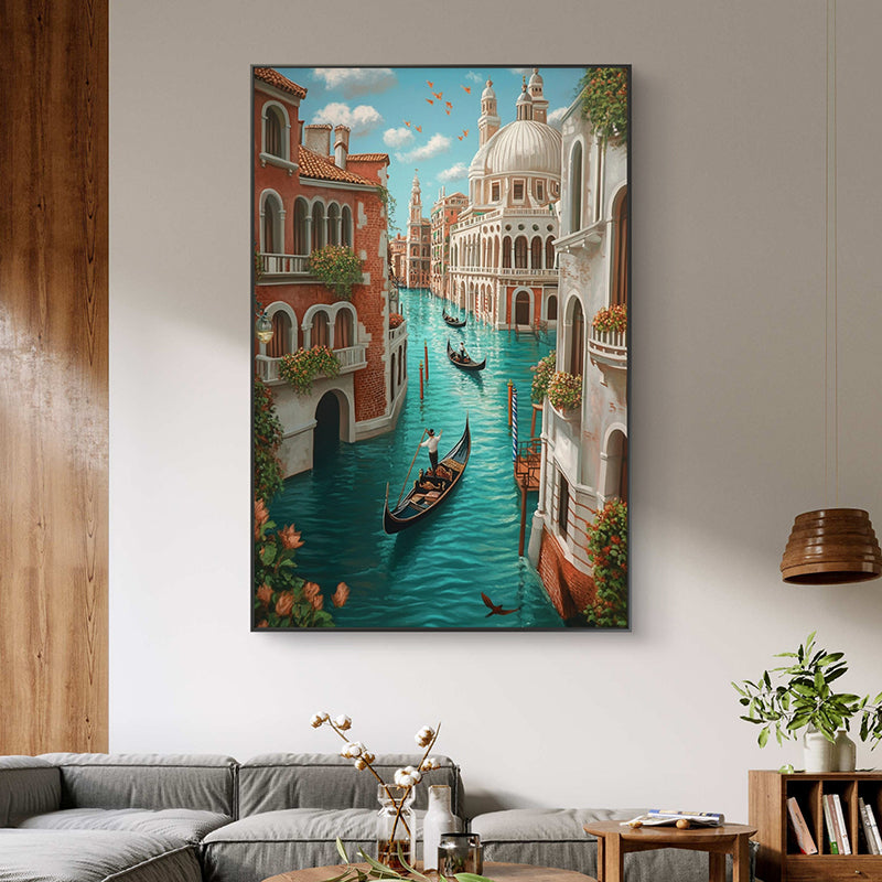 Venetian Waterways Wall Painting