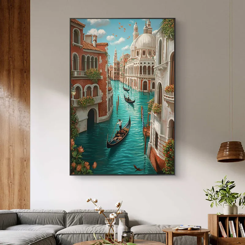 Venetian Waterways Wall Painting media 1