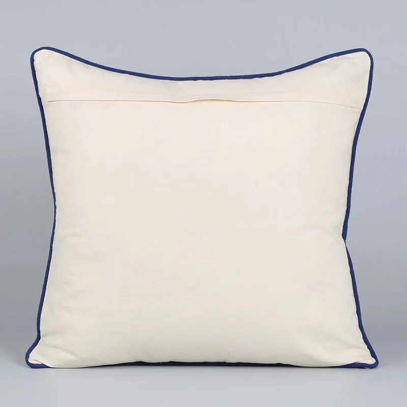 India Circus Flos Viridans Printed Cotton Cushion Cover - Set Of Two media 5