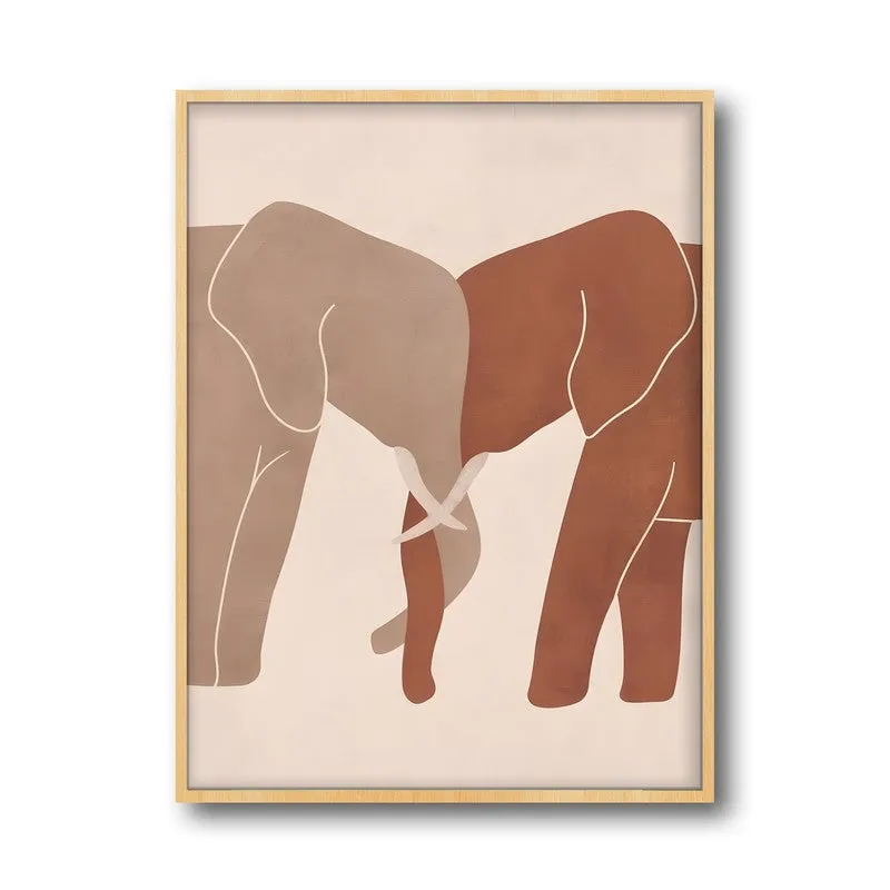 Bond Archival Canvas Wall Art - Natural Brown Frame media 5