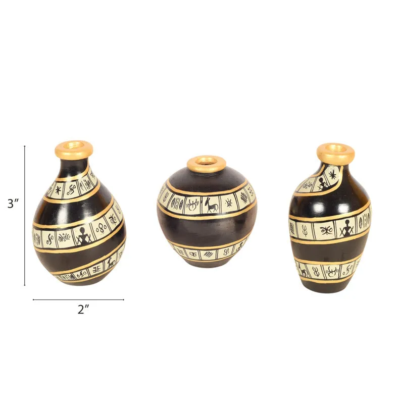 Kamna Terracotta Vase - Set of Three media 5